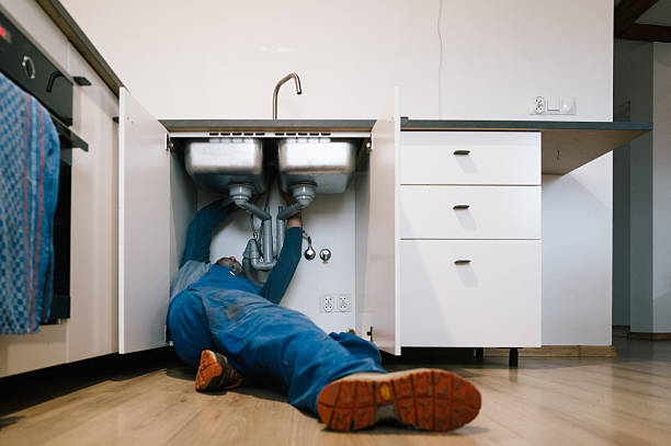 Professional Drain Cleaning technician working in Idanha, OR
